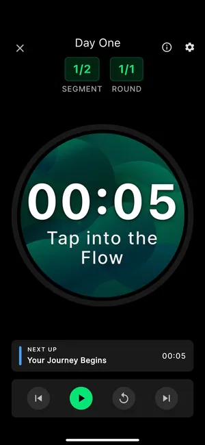 TapFlow BJJ Timer Interface